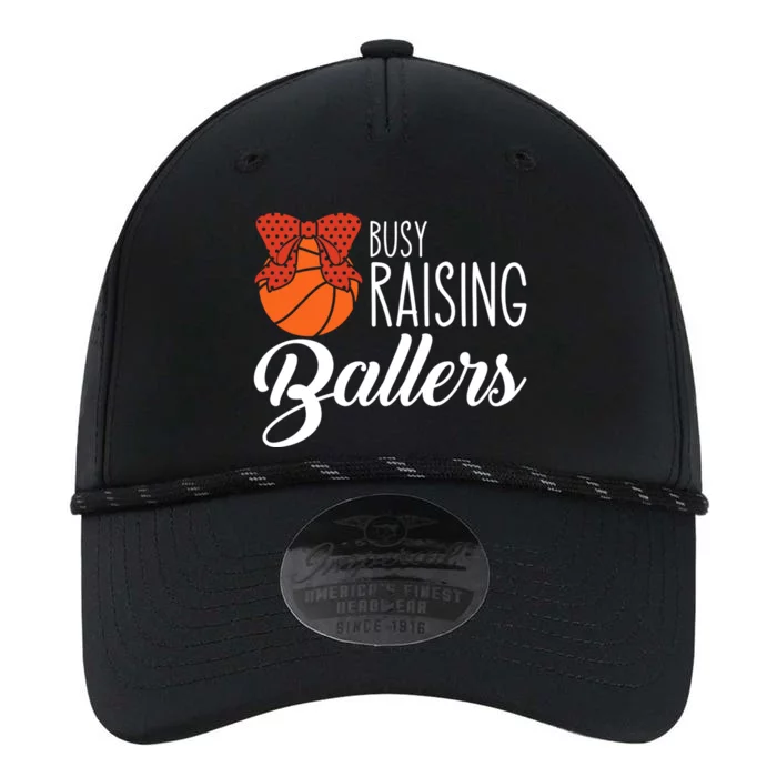 Busy Raising Ballers Basketball Mom Gift Performance The Dyno Cap