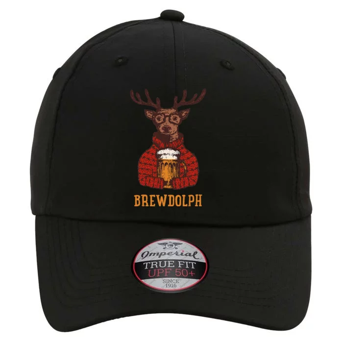 Brewdolph Reindeer Beer Lovers Funny Christmas The Original Performance Cap