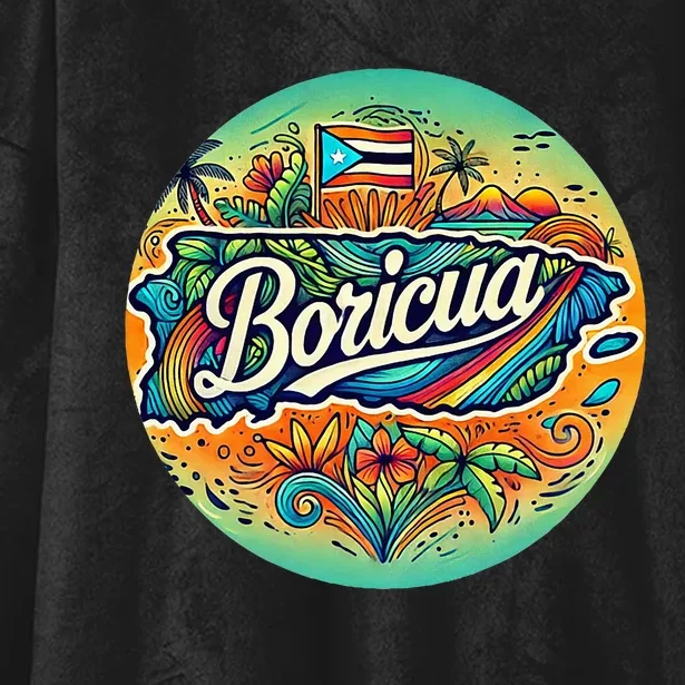 Boricua Roots Hooded Wearable Blanket