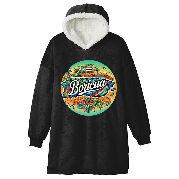 Boricua Roots Hooded Wearable Blanket