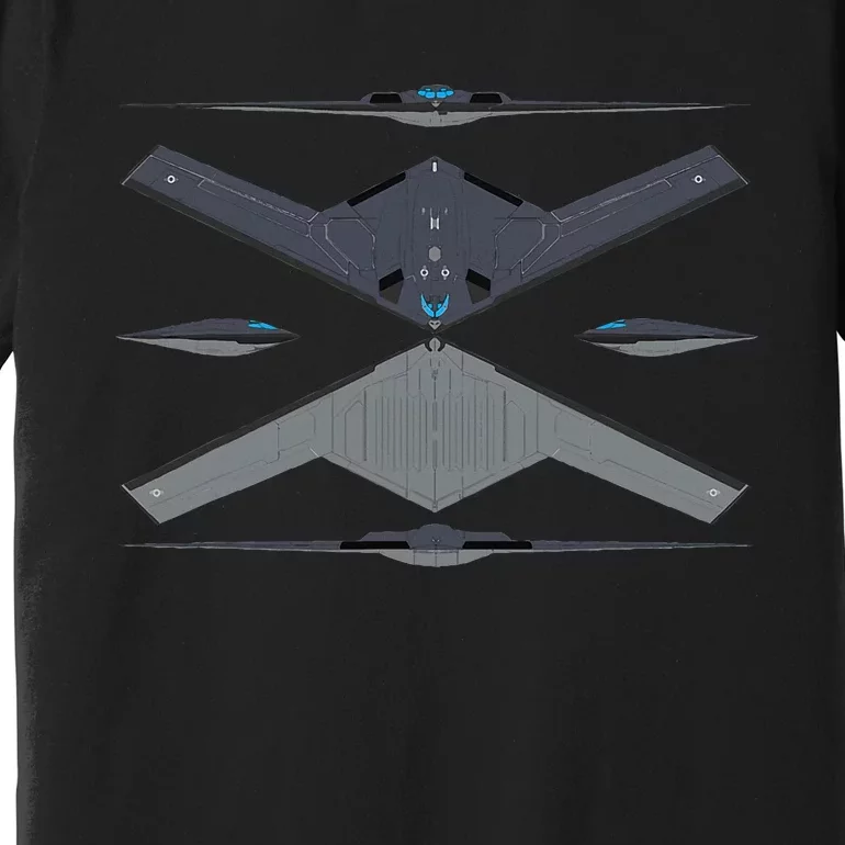 b21 raider bomber Airplane Aviation Premium T-Shirt