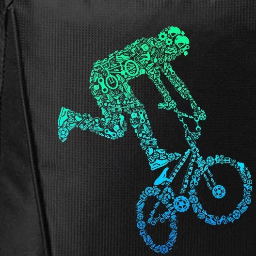 Bmx Rider Bike Bicycle Stunt Racing City Backpack