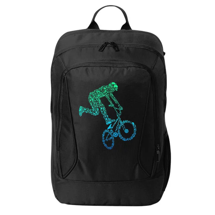 Bmx Rider Bike Bicycle Stunt Racing City Backpack