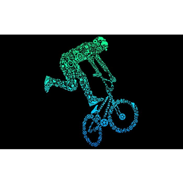 Bmx Rider Bike Bicycle Stunt Racing Bumper Sticker