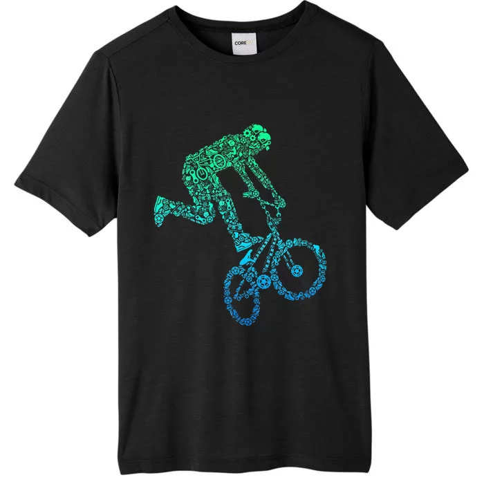 Bmx Rider Bike Bicycle Stunt Racing ChromaSoft Performance T-Shirt