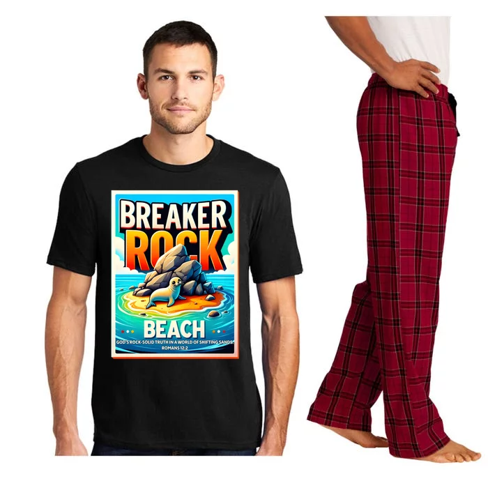 Breaker Rock Beach GodS Rocksolid Truth Vbs 2024 Christian Funny Gift Pajama Set