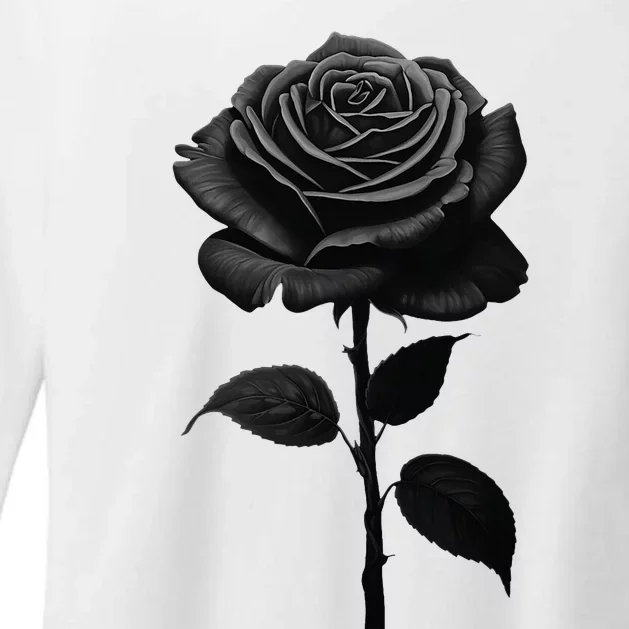 Black Rose Womens CVC Long Sleeve Shirt