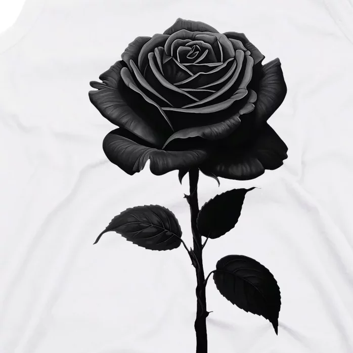 Black Rose Tank Top