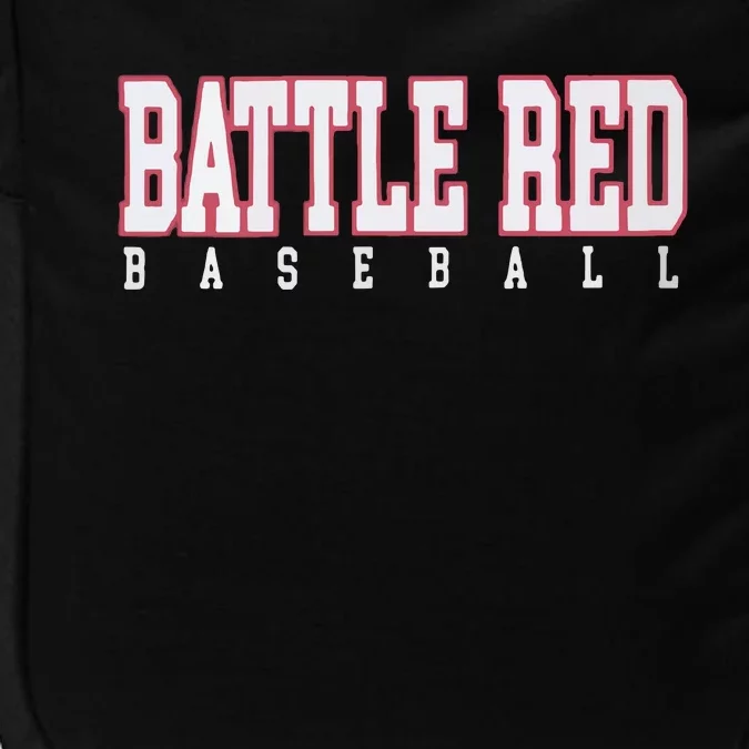 Battle Red Baseball Impact Tech Backpack