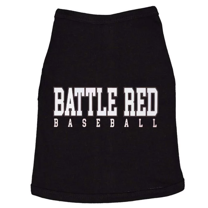 Battle Red Baseball Doggie Tank