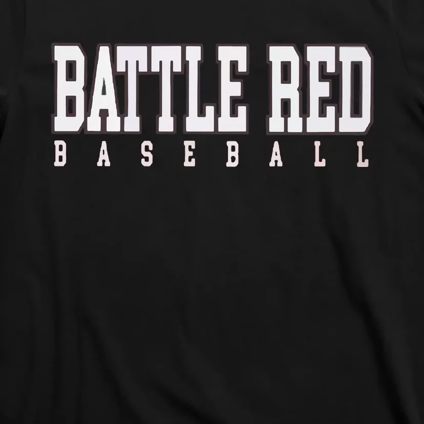 Battle Red Baseball T-Shirt