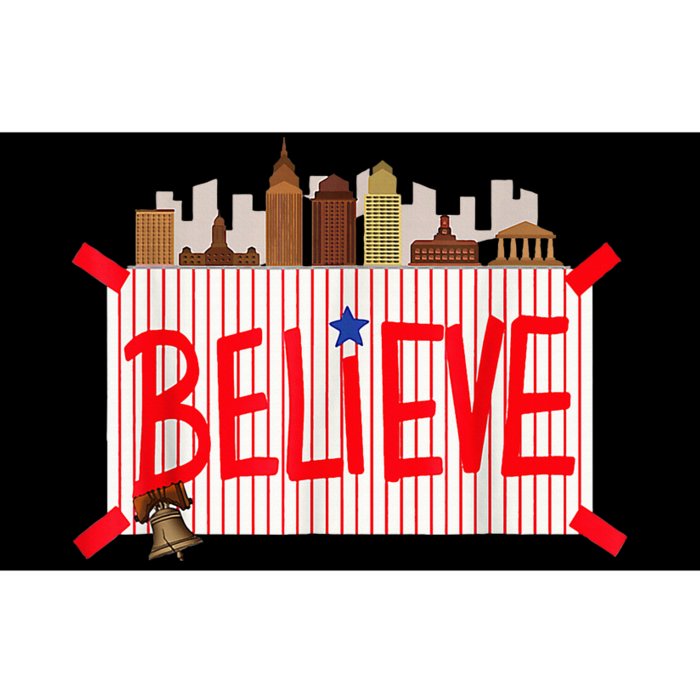 Believe Ring Bell Philadelphia Baseball Player Bumper Sticker