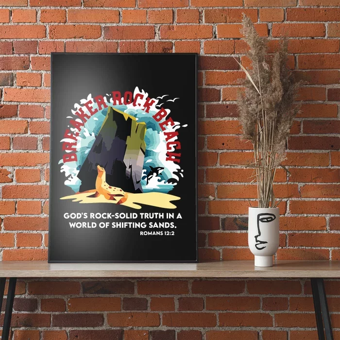 Breaker Rock Beach Gods Rock Solid Truth In A World Vbs 2024 Poster