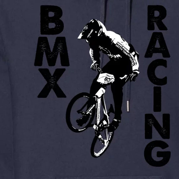 BMX Racing Biker Bike Premium Hoodie