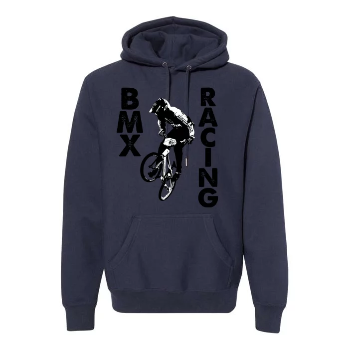 BMX Racing Biker Bike Premium Hoodie