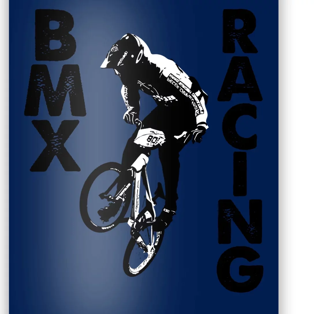 BMX Racing Biker Bike Poster