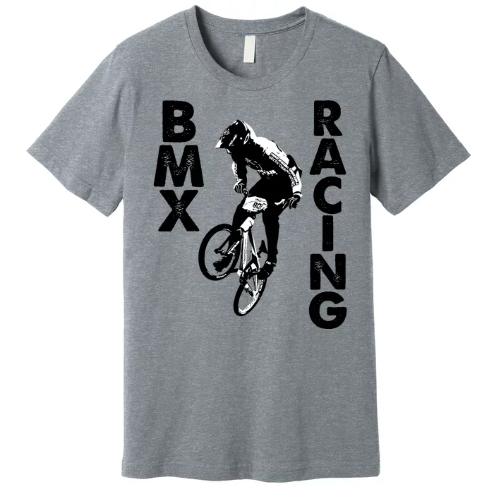 BMX Racing Biker Bike Premium T-Shirt