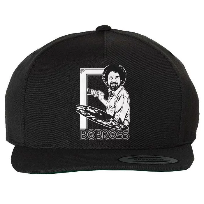 Bob Ross Wool Snapback Cap