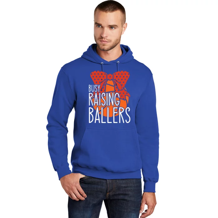 Busy Raising Ballers Basketball Mom Gift Hoodie