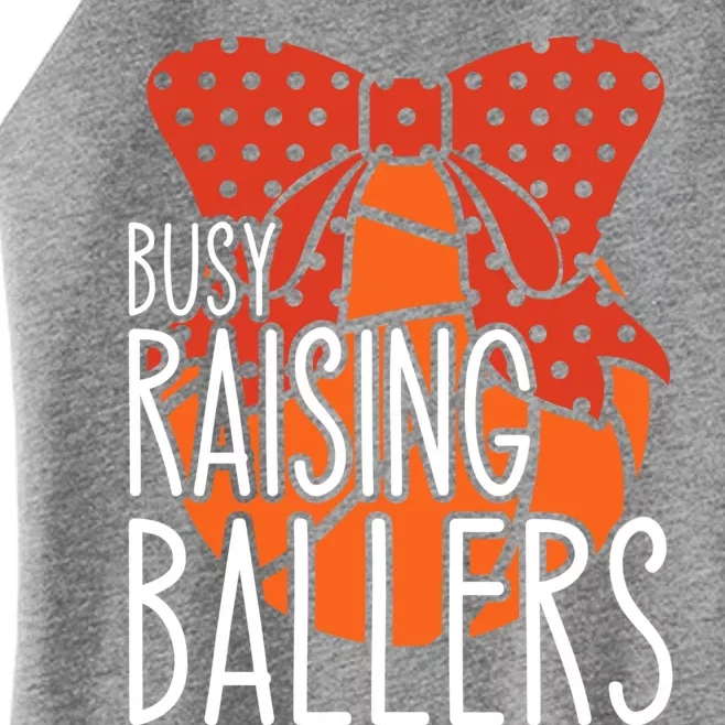 Busy Raising Ballers Basketball Mom Gift Women’s Perfect Tri Rocker Tank