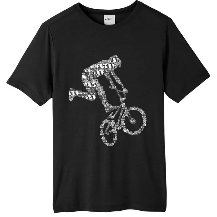 Bmx Rider Bike Bicycle Stunt Racing Boy ChromaSoft Performance T-Shirt