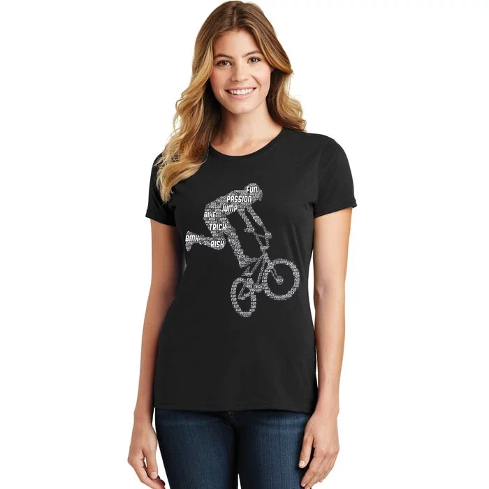 Bmx Rider Bike Bicycle Stunt Racing Boy Women's T-Shirt