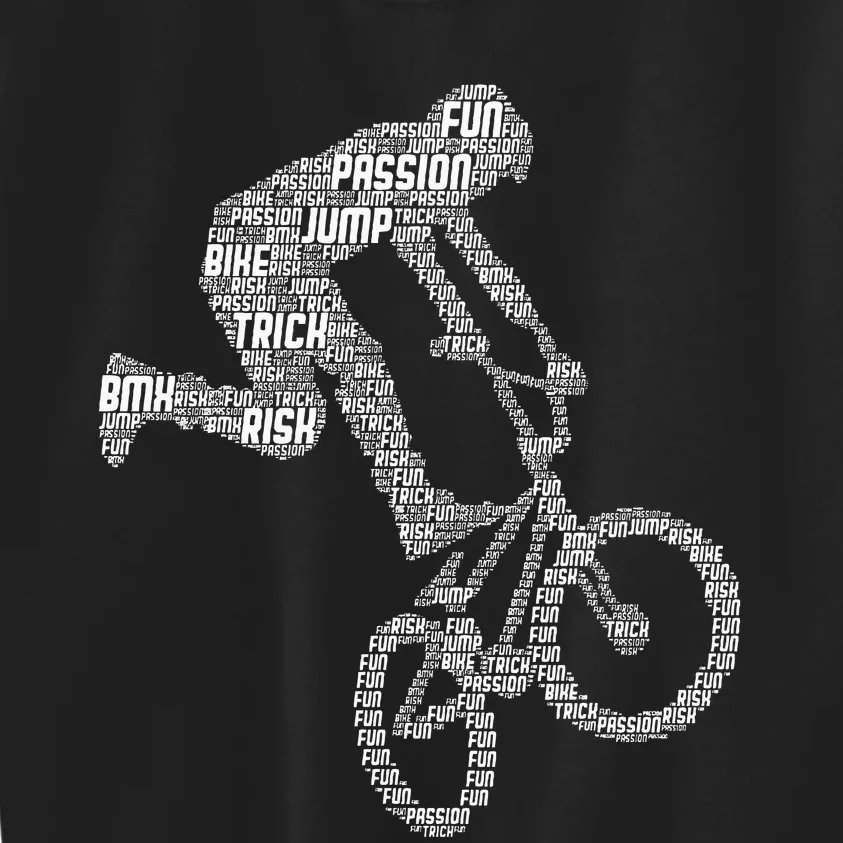 Bmx Rider Bike Bicycle Stunt Racing Boy Kids Sweatshirt