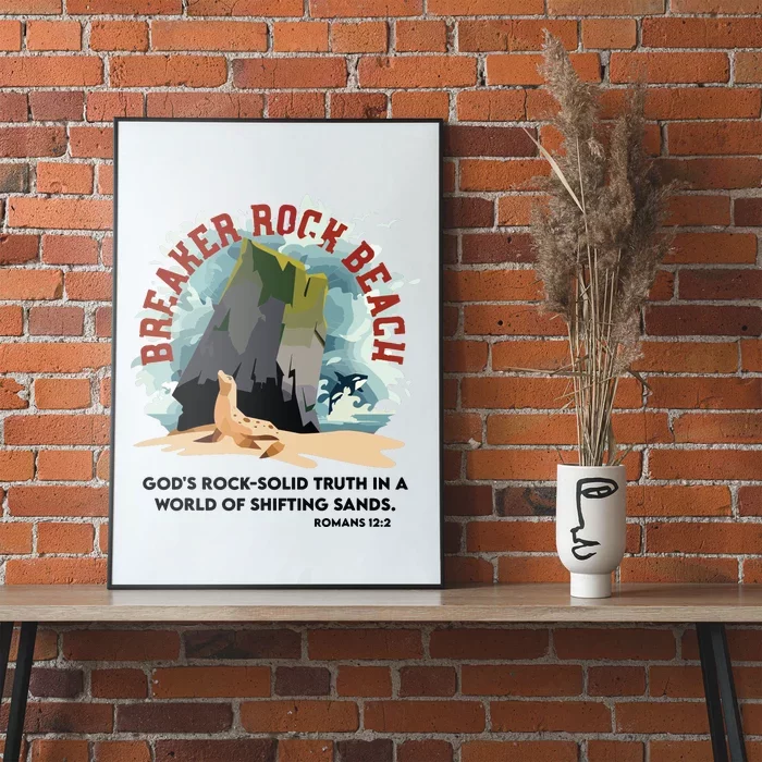 Breaker Rock Beach Gods Rock Solid Truth In A World Vbs 2024 Poster