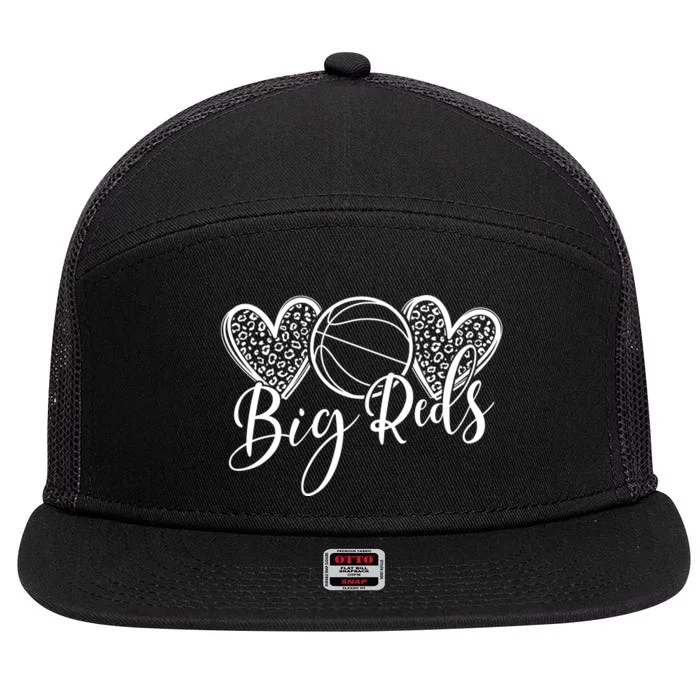 Big Reds 7 Panel Mesh Trucker Snapback Hat