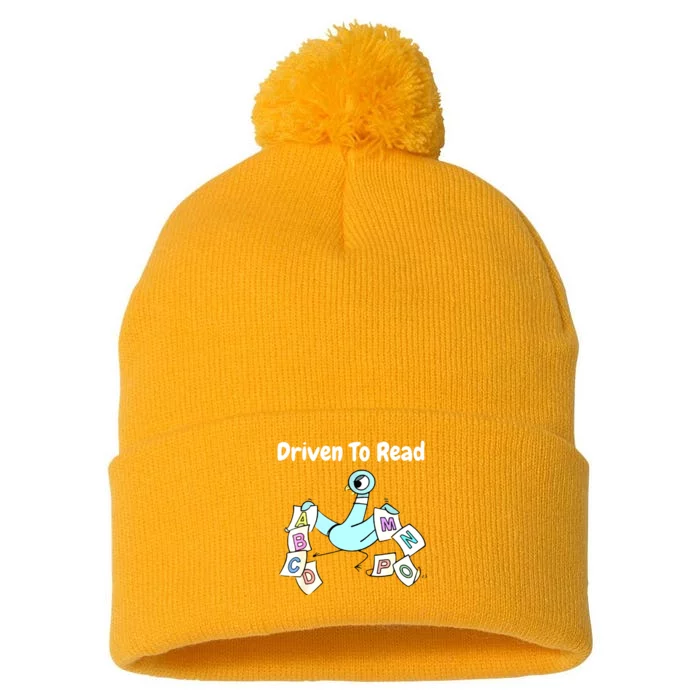 Books Reader Pom Pom 12in Knit Beanie