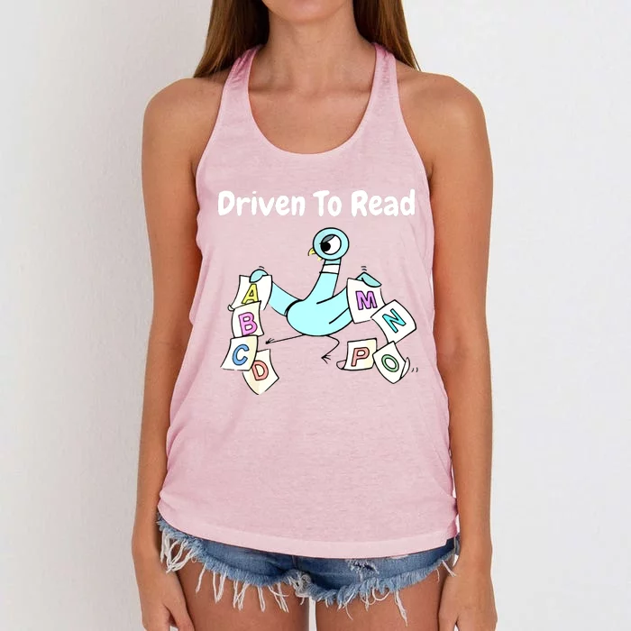 Books Reader Women's Knotted Racerback Tank