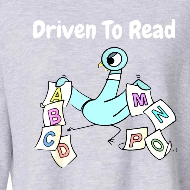 Books Reader Cropped Pullover Crew