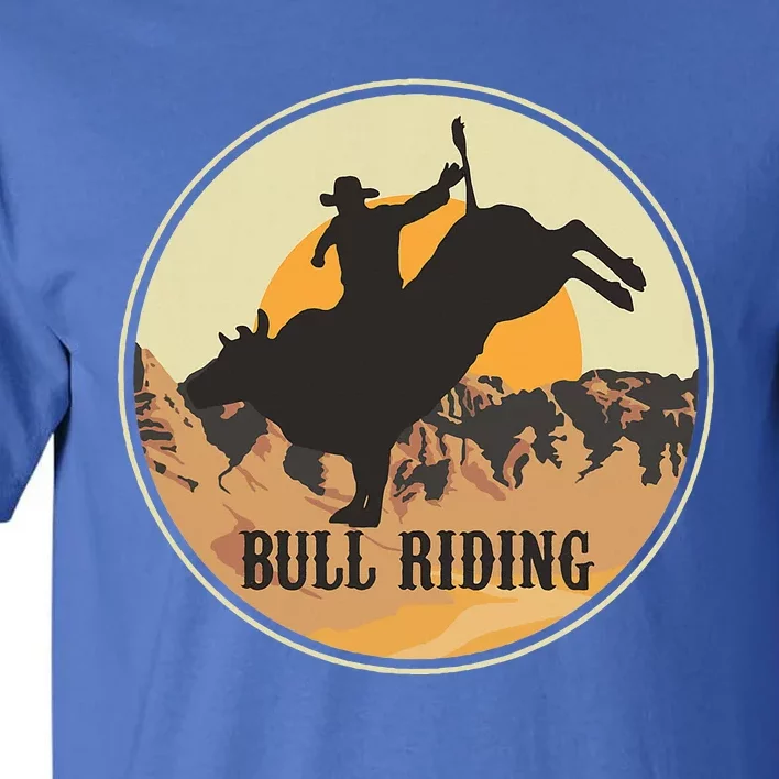 Bull Riding Bullriding Cowboy Western Rodeo Tall T-Shirt