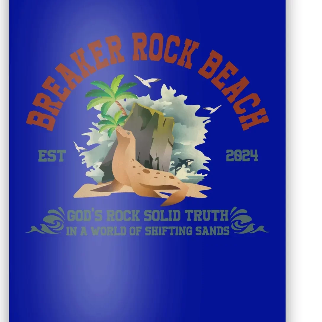 Breaker Rock Beach Vbs 2024 Christian GodS Rock Solid Truth Gift Poster