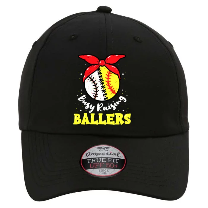 Busy Raising Ballers Softball Baseball Mom Women The Original Performance Cap