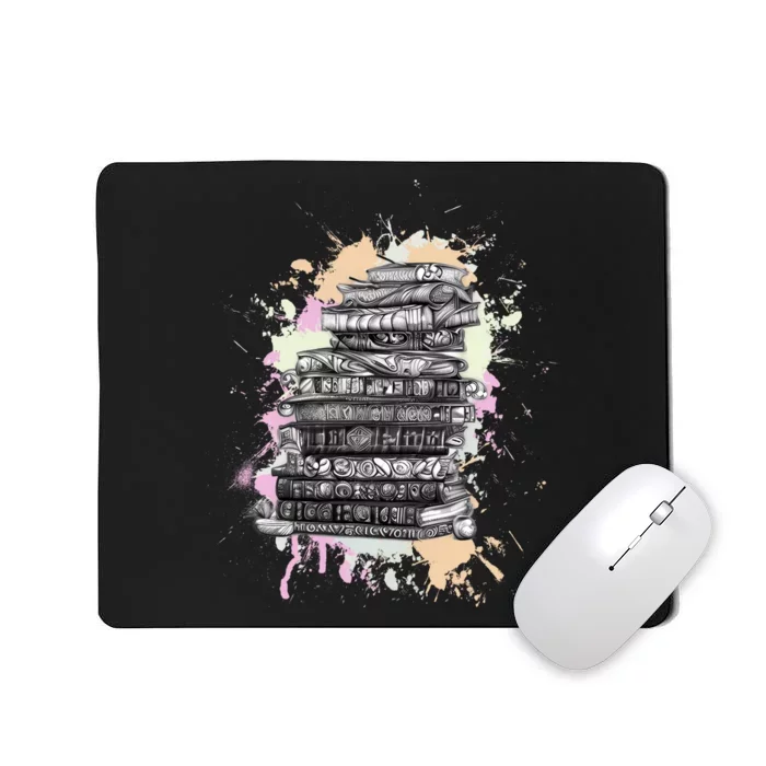 Books Reading Book Lover Gifts Book Art Mousepad