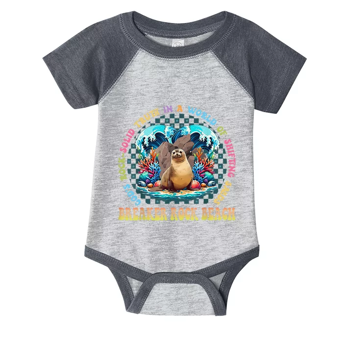 Breaker Rock Beach Vbs 2024 Gods Rock Solid Truth In A World Infant Baby Jersey Bodysuit