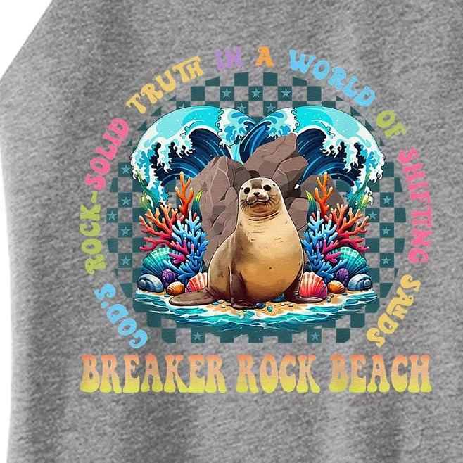 Breaker Rock Beach Vbs 2024 Gods Rock Solid Truth In A World Women’s Perfect Tri Rocker Tank