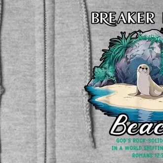 Breaker Rock Beach Solid Truth Christian Full Zip Hoodie