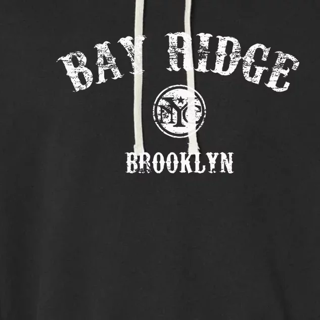 Bay Ridge Brooklyn New York Garment-Dyed Fleece Hoodie