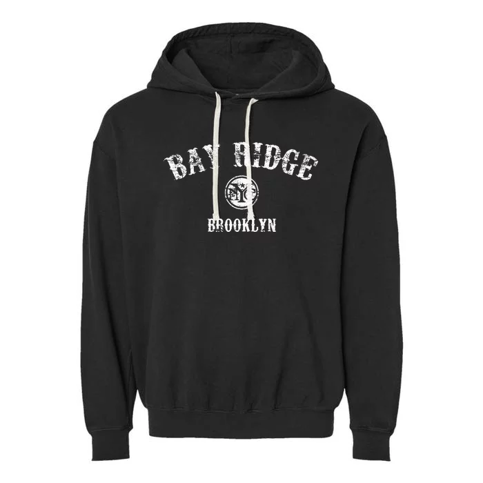 Bay Ridge Brooklyn New York Garment-Dyed Fleece Hoodie