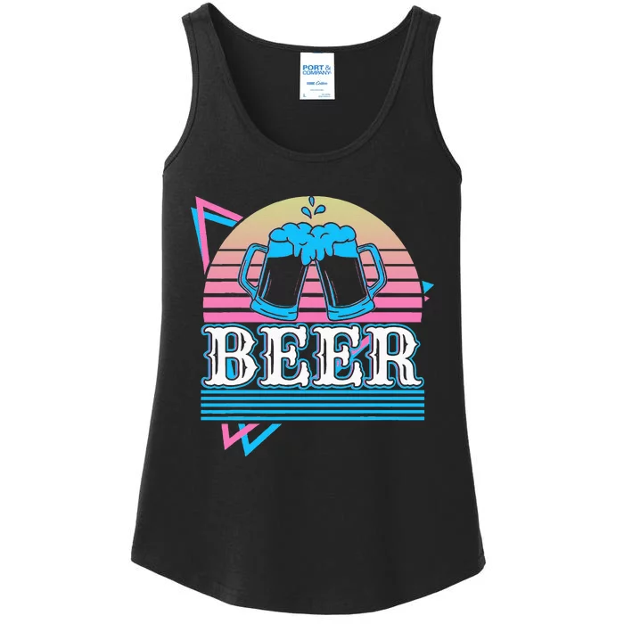 Beer Retro Ladies Essential Tank