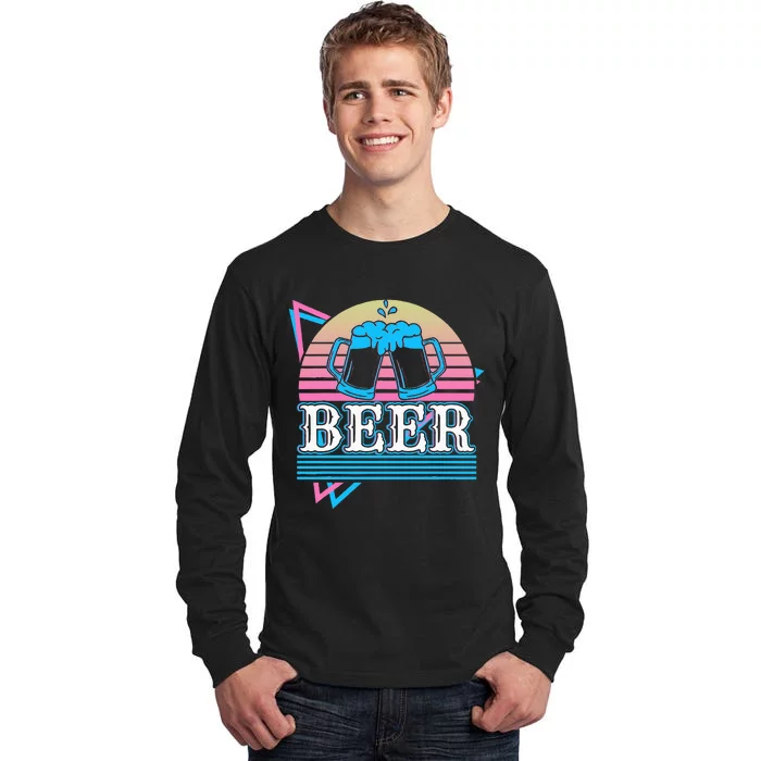 Beer Retro Tall Long Sleeve T-Shirt