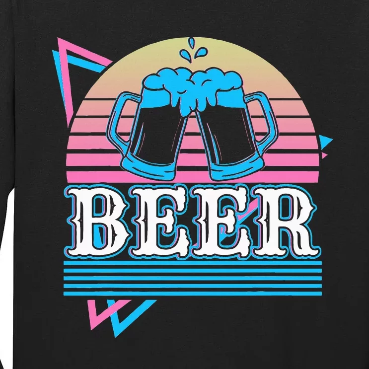 Beer Retro Tall Long Sleeve T-Shirt