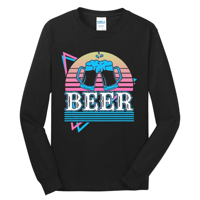 Beer Retro Tall Long Sleeve T-Shirt