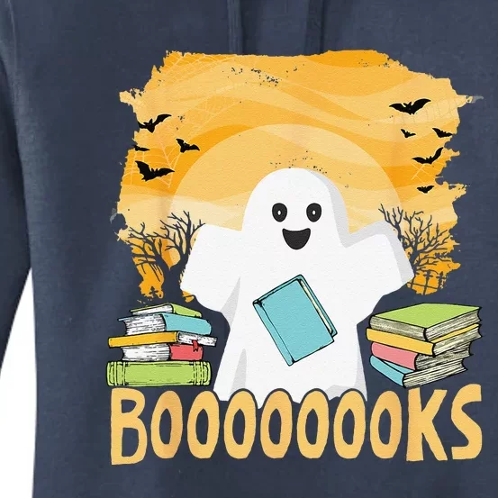 Book Reading Club Halloween Book Lovers Spooky Librarians Women's Pullover Hoodie