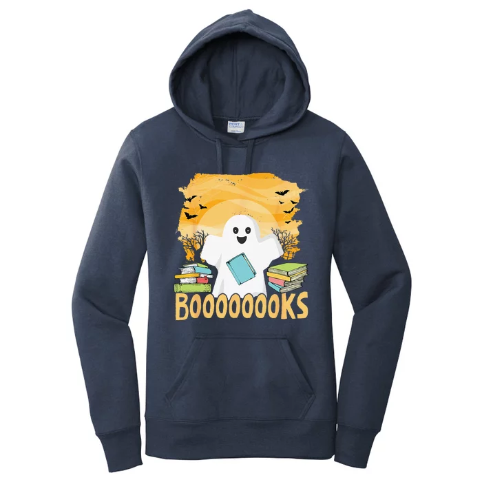 Book Reading Club Halloween Book Lovers Spooky Librarians Women's Pullover Hoodie