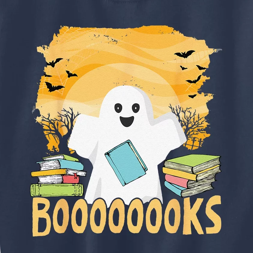 Book Reading Club Halloween Book Lovers Spooky Librarians Kids Sweatshirt