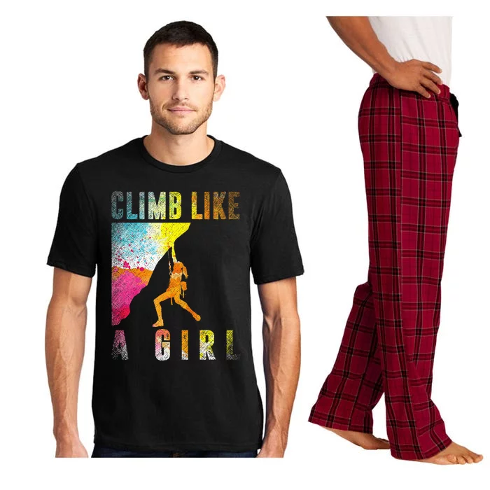 Bouldering Rock Climber Pajama Set