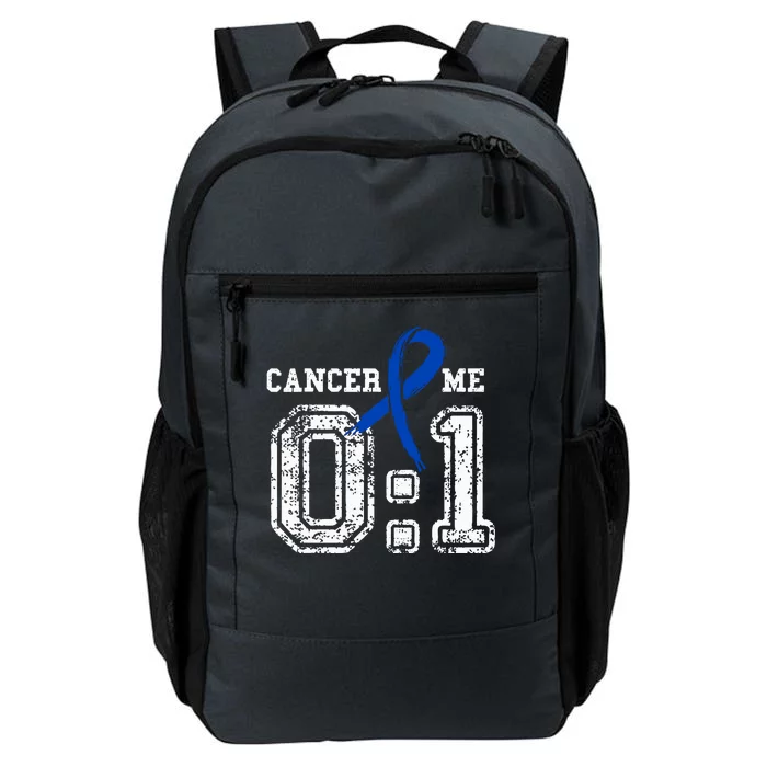 Blue Ribbon Cancer 0:1 Awareness Survivor Daily Commute Backpack